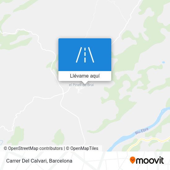 Mapa Carrer Del Calvari