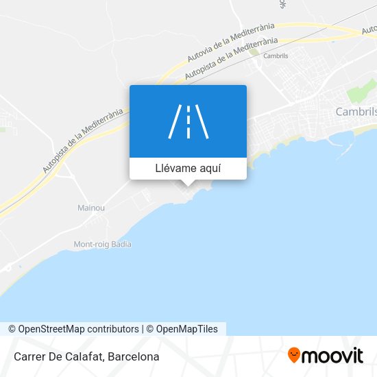 Mapa Carrer De Calafat