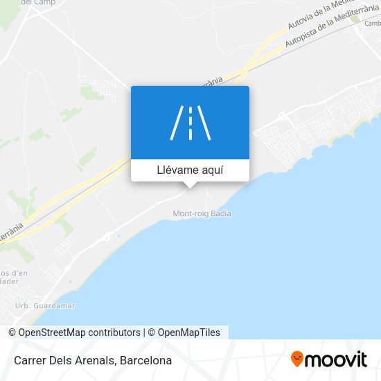 Mapa Carrer Dels Arenals