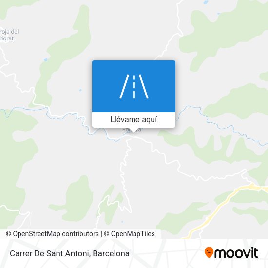 Mapa Carrer De Sant Antoni