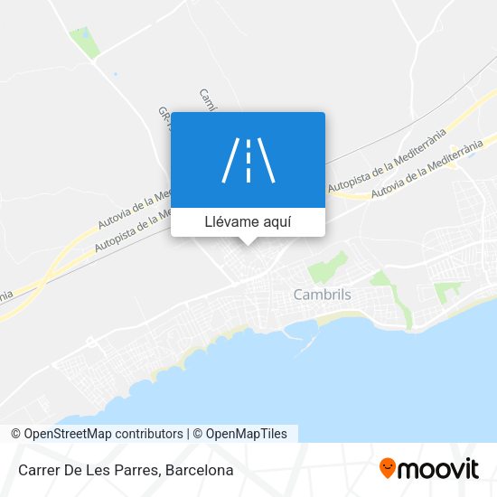 Mapa Carrer De Les Parres