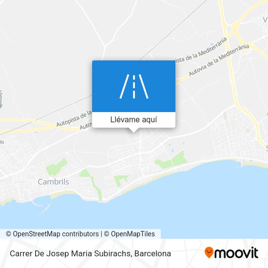 Mapa Carrer De Josep Maria Subirachs