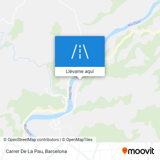 Mapa Carrer De La Pau