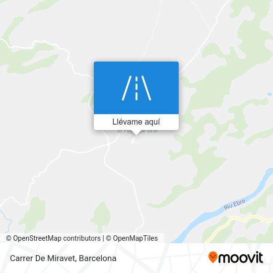 Mapa Carrer De Miravet