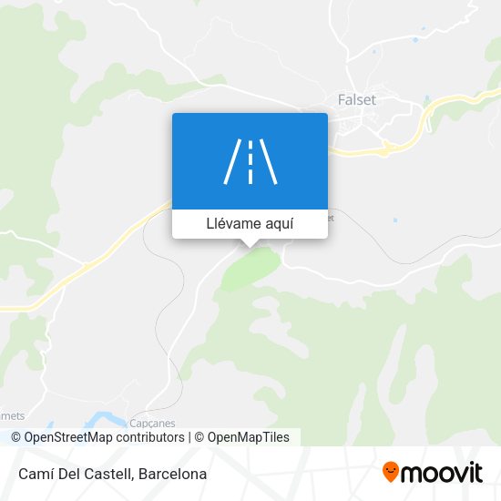 Mapa Camí Del Castell
