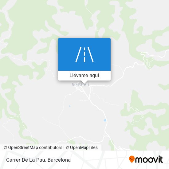 Mapa Carrer De La Pau
