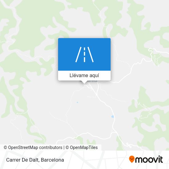 Mapa Carrer De Dalt