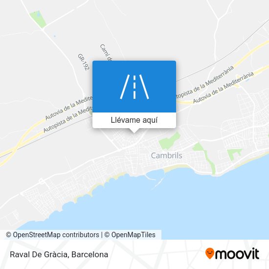 Mapa Raval De Gràcia