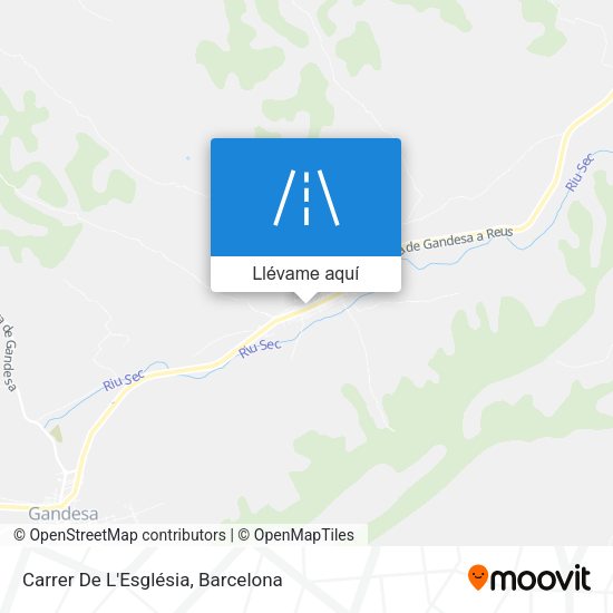 Mapa Carrer De L'Església