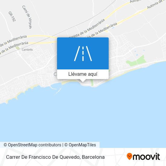 Mapa Carrer De Francisco De Quevedo