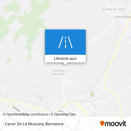 Mapa Carrer De La Mussara