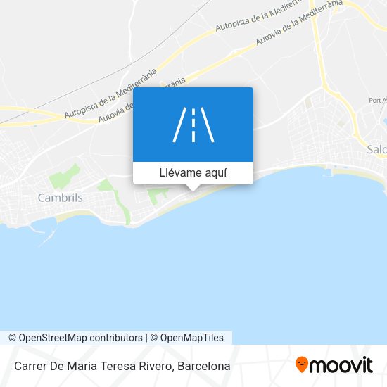 Mapa Carrer De Maria Teresa Rivero
