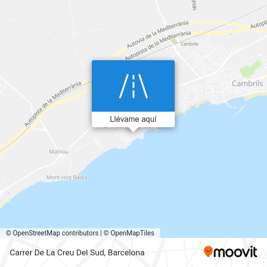 Mapa Carrer De La Creu Del Sud