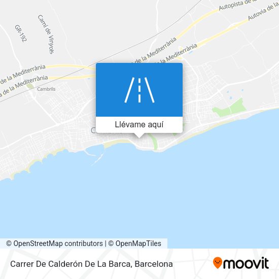 Mapa Carrer De Calderón De La Barca