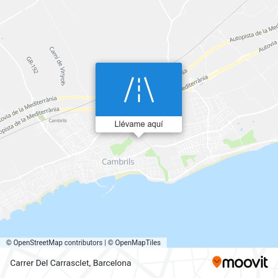 Mapa Carrer Del Carrasclet