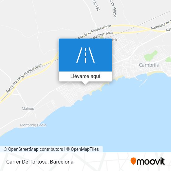Mapa Carrer De Tortosa