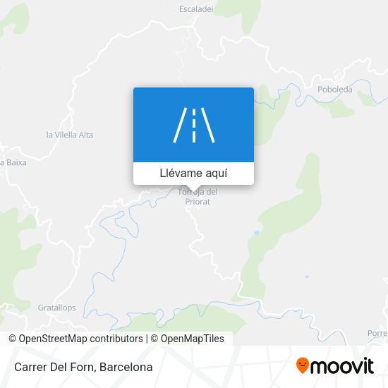 Mapa Carrer Del Forn