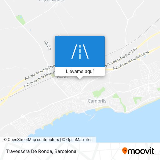 Mapa Travessera De Ronda