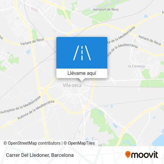 Mapa Carrer Del Lledoner