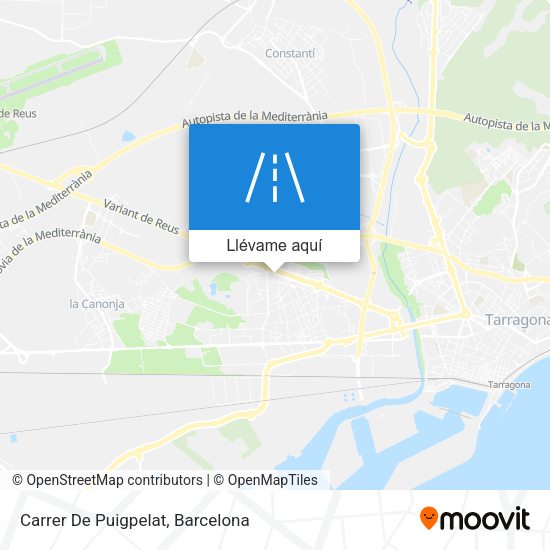 Mapa Carrer De Puigpelat