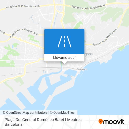 Mapa Plaça Del General Domènec Batet I Mestres