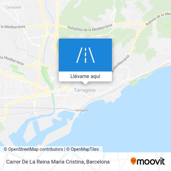 Mapa Carrer De La Reina Maria Cristina