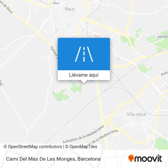 Mapa Camí Del Mas De Les Monges