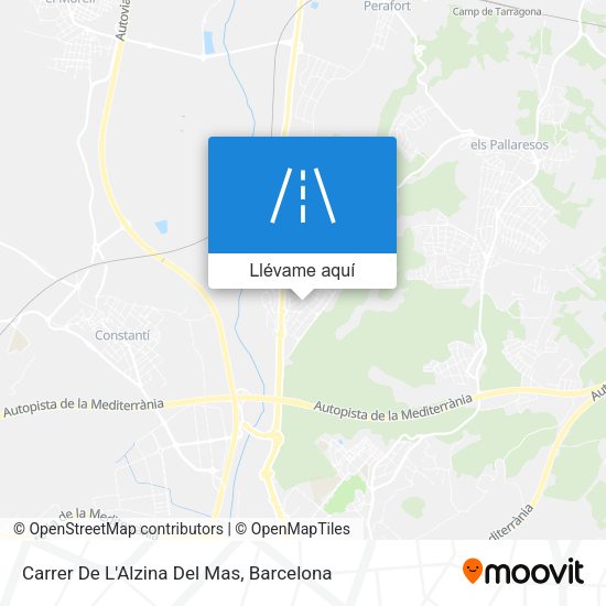Mapa Carrer De L'Alzina Del Mas