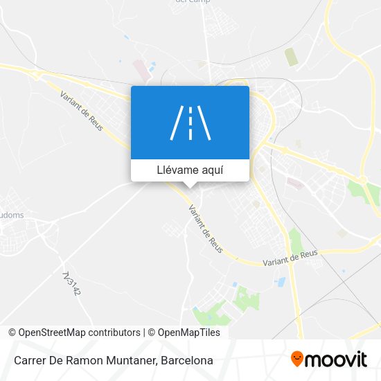 Mapa Carrer De Ramon Muntaner
