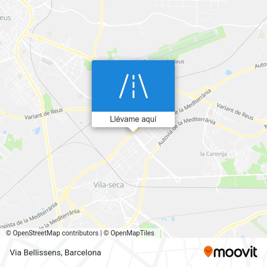 Mapa Via Bellissens