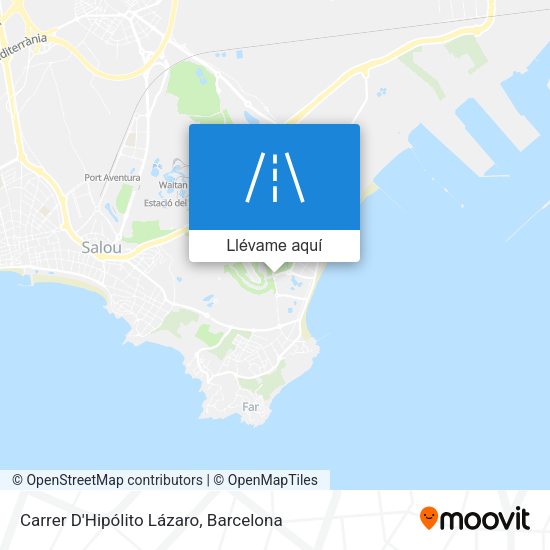 Mapa Carrer D'Hipólito Lázaro