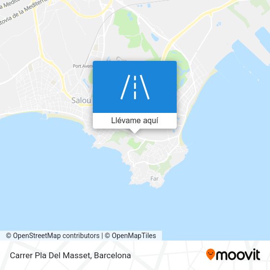 Mapa Carrer Pla Del Masset
