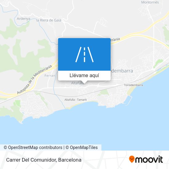Mapa Carrer Del Comunidor
