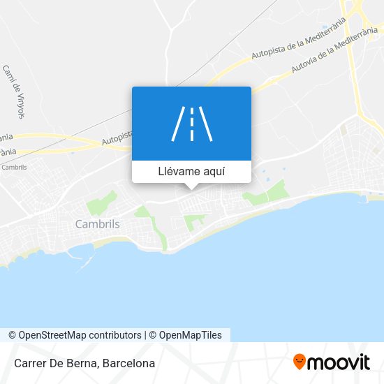 Mapa Carrer De Berna
