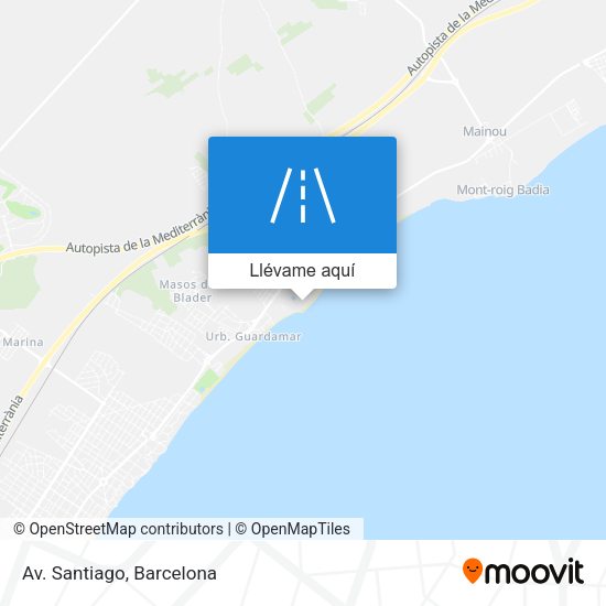 Mapa Av. Santiago