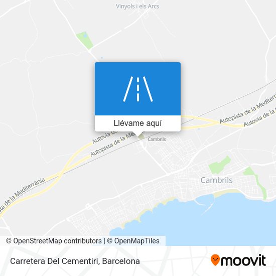 Mapa Carretera Del Cementiri