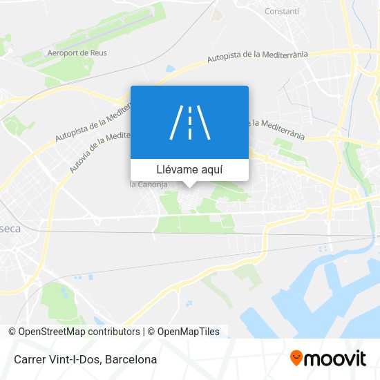 Mapa Carrer Vint-I-Dos