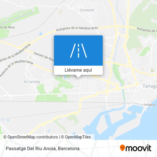 Mapa Passatge Del Riu Anoia
