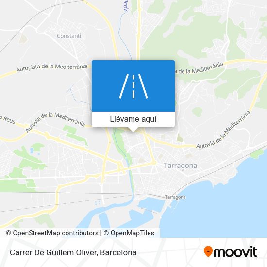 Mapa Carrer De Guillem Oliver