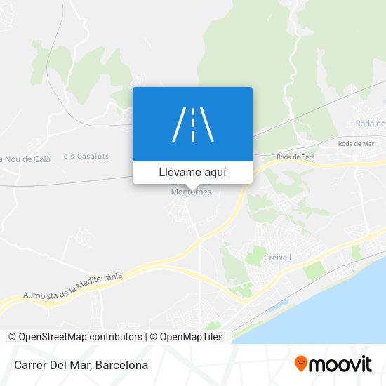 Mapa Carrer Del Mar