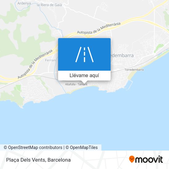 Mapa Plaça Dels Vents