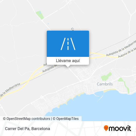 Mapa Carrer Del Pa