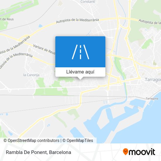 Mapa Rambla De Ponent