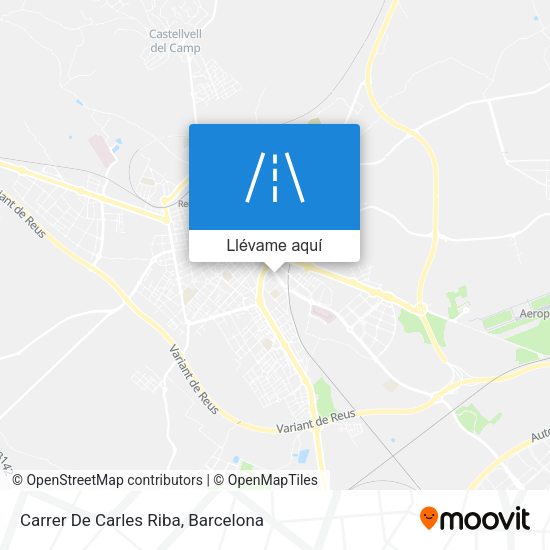Mapa Carrer De Carles Riba
