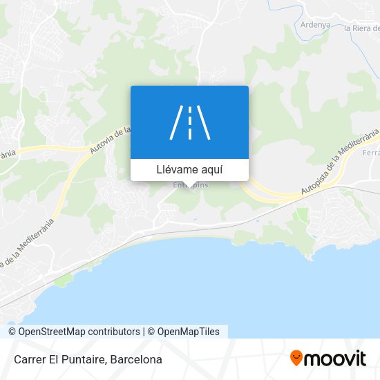 Mapa Carrer El Puntaire