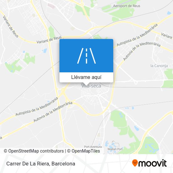 Mapa Carrer De La Riera
