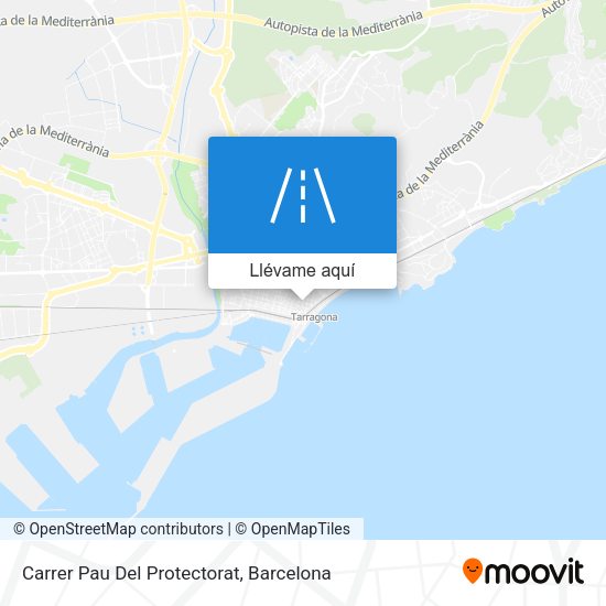 Mapa Carrer Pau Del Protectorat