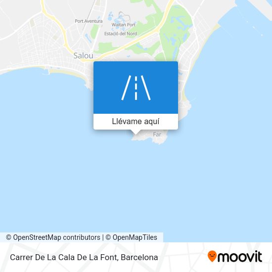 Mapa Carrer De La Cala De La Font