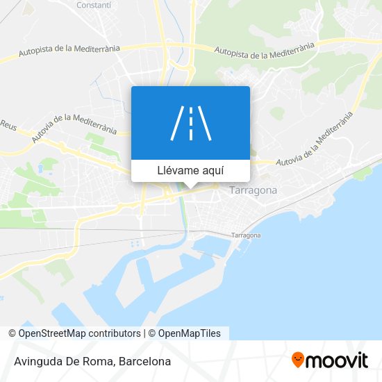 Mapa Avinguda De Roma