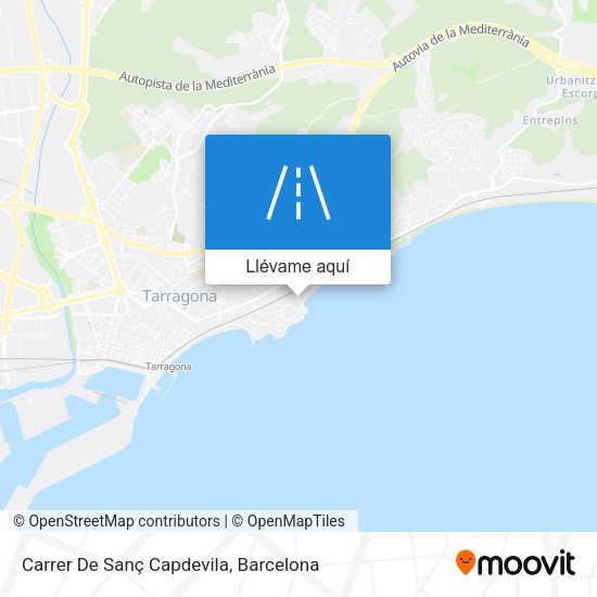 Mapa Carrer De Sanç Capdevila